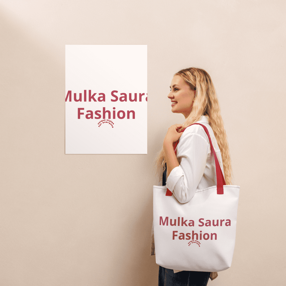 Woman with tote bag, Mulka Saura Fashion.