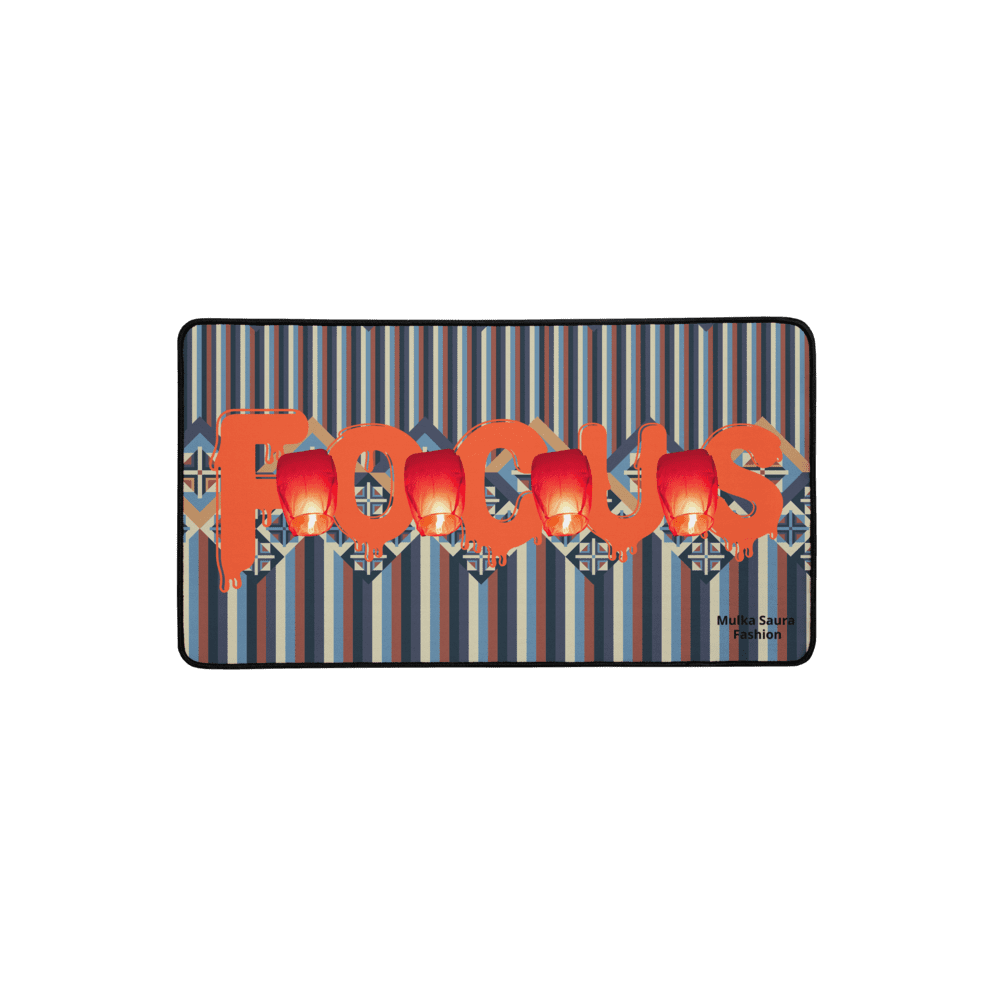 Colorful graffiti on striped geometric background.